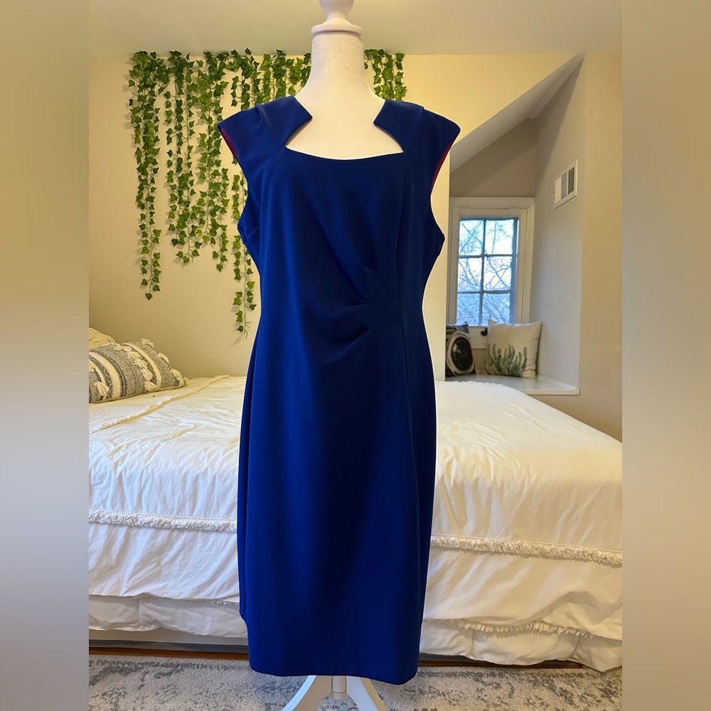 Royal blue dress